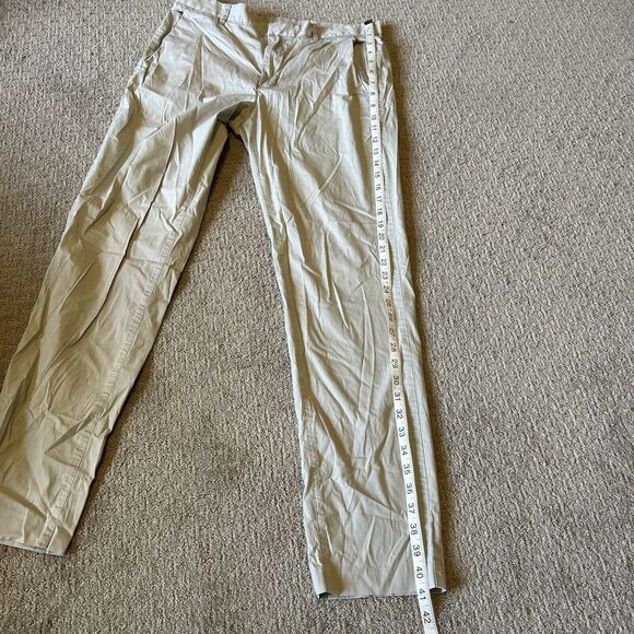 Everlane Pants Men’s 32x32 Gray Chino Straight Pockets Casual Zip Classic Preppy - Picture 10 of 11